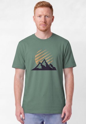 watapparel, MOUNTAIN AND SUN UNISEX - T-shirt print - green bay