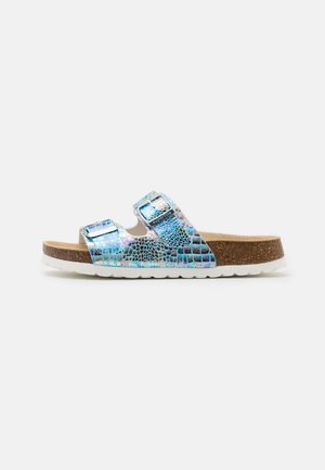 FUSSBETTPANTOFFEL - Chaussons - blau