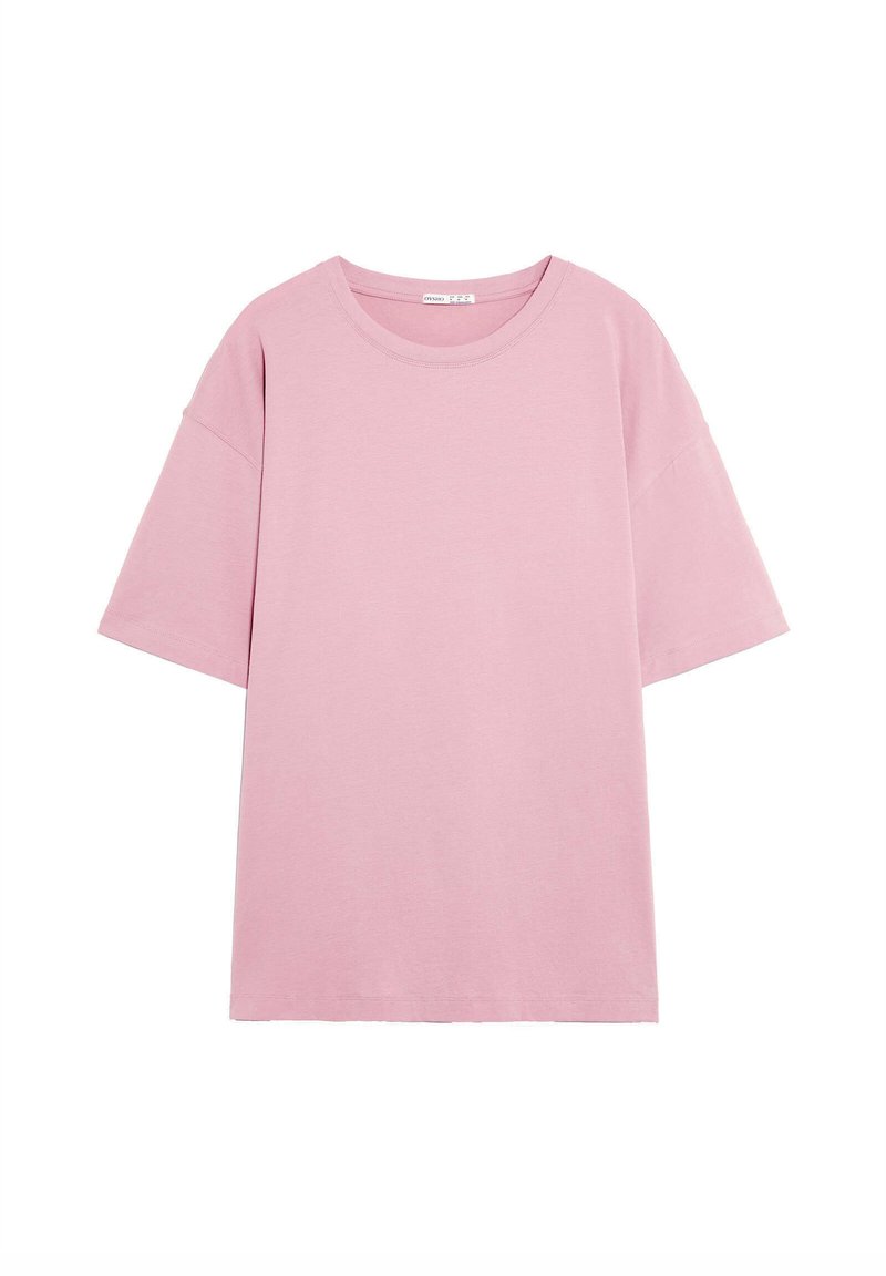 OYSHO T-shirt basic roze OYSHO T-shirt basic roze