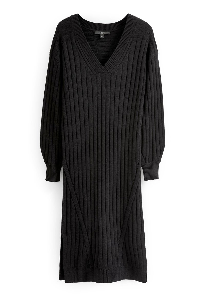 Next Gebreide jurk zwart Next Gebreide jurk zwart