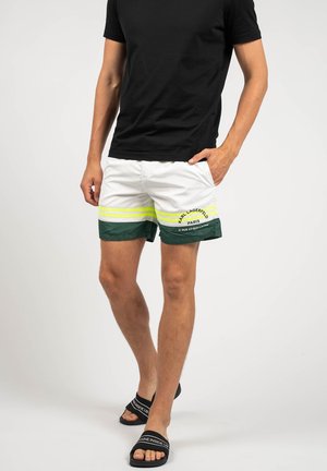 Badeshorts - blanco