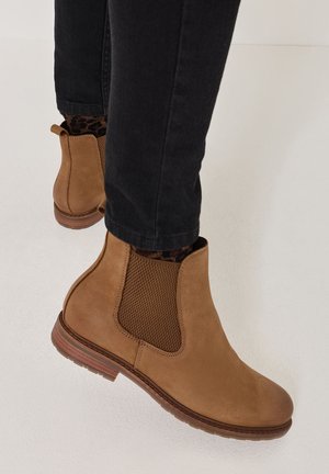 Tamaris Korte laarzen - camel nubuc