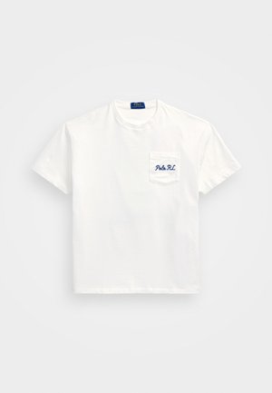 Polo Ralph Lauren CUSTOM SLIM FIT POLO BEAR JERSEY T-SHIRT - Print T-shirt - white