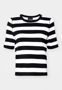 T-shirt print - white/black
