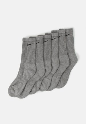 EVERYDAY CUSH CREW UNISEX 6 PACK - Träningssockor - carbon heather