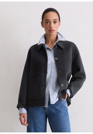 REAL DOUBLE FACE WORKMANSHIP PATCHED POCKETS - Lichte jas - deep night blue