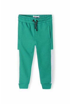 JOGGERS WITH SIDE PANELS - Spodnji deli trenirk - green