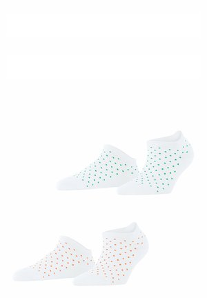 FINE DOT 2-PACK  - Socken - white