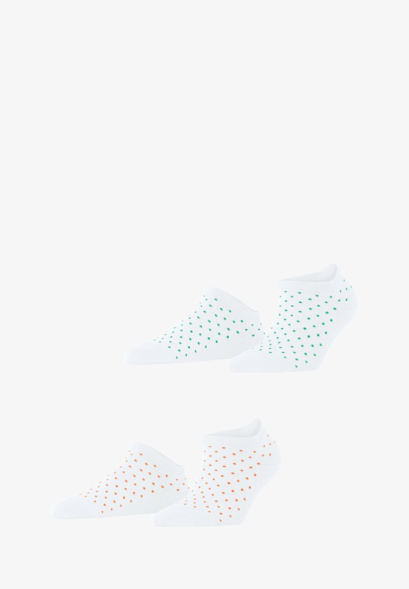 Esprit Fine Dot 2-Pack - Socken - white