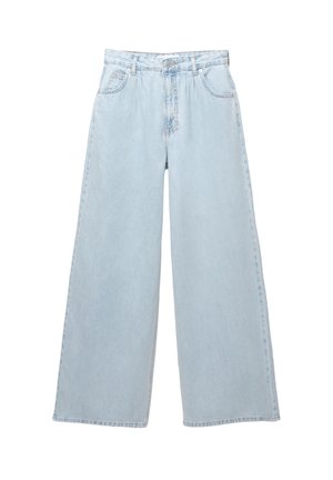 PULL&BEAR WIDE-LEG - Flared Jeans - light blue
