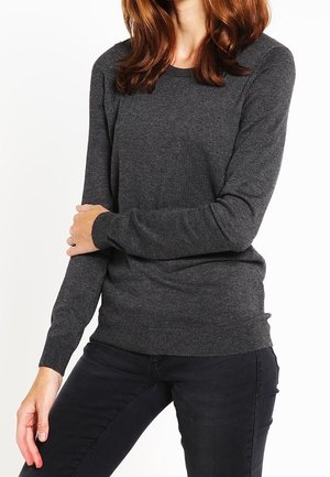 Pullover - mottled dark grey