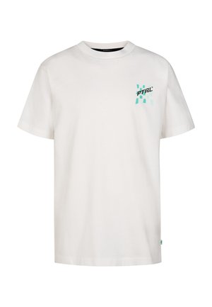 CAÑÓN - Tricou cu imprimeu - bright white