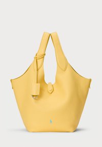 POLO PLAY LEATHER TOTE - Shopper - lemon meringue