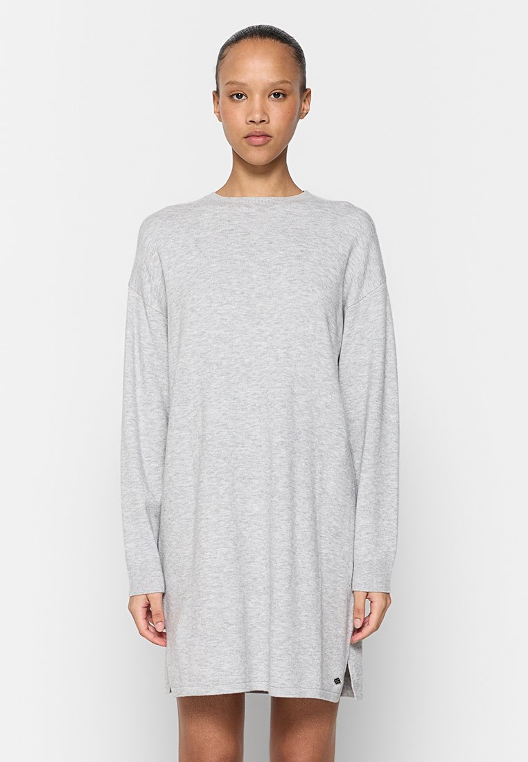 Replay Gebreide jurk lichtgrijs Replay Gebreide jurk lichtgrijs