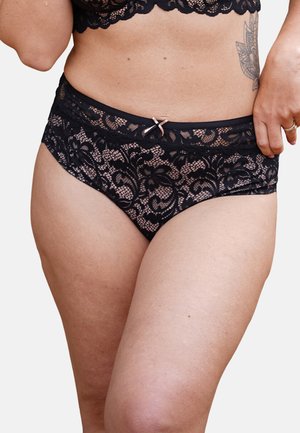 TRUE LUNA - Pants - black