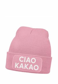 MoonWorks MIT PATCH CIAO KAKAO MIT SPRUCH - Beanie - rosa