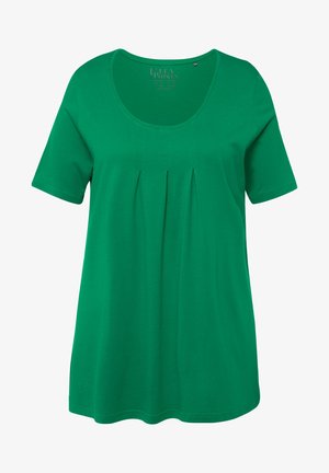 Ulla Popken ULLA POPKEN DAMEN GROSSE GRÖSSEN BASIC-SHIRT 796473 - Camiseta estampada - green