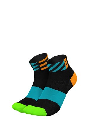 ULTRALIGHT ELEMENTS SHORT - Trainer socks - black cyan