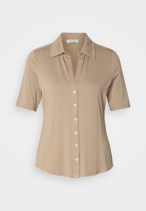 Marc O'Polo SHORT SLEEVE - Button-down blouse - summer sand