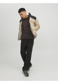 Jack & Jones JJESTAR CREW NECK - Sudadera - seal brown