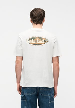 SHORT SLEEVE OVAL LOGO GRAPHIC TEE - Μπλουζάκι με στάμπα - white