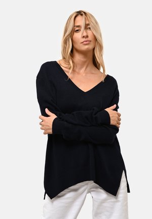 Just Cashmere OPAL granatowy
