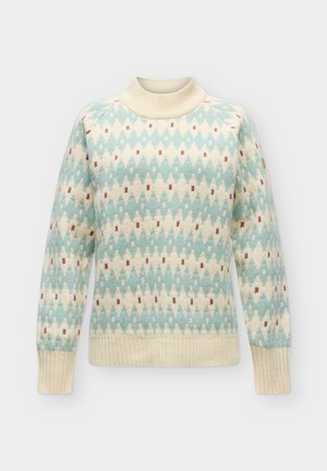 Fjällräven, ÖVIK  - Пуловер - light beige/misty green