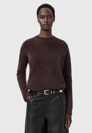 AllSaints REBEL CREW NECK - Jumper - oxblood red