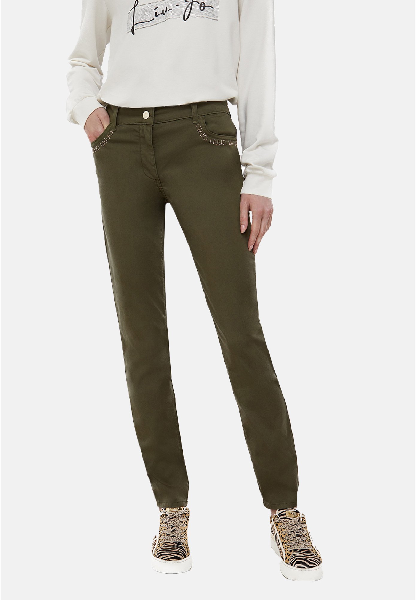 LIU JO Pantaloni - verde - Zalando.it
