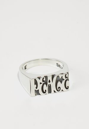 WORD PEACE UNISEX - Žiedas - silver-colored