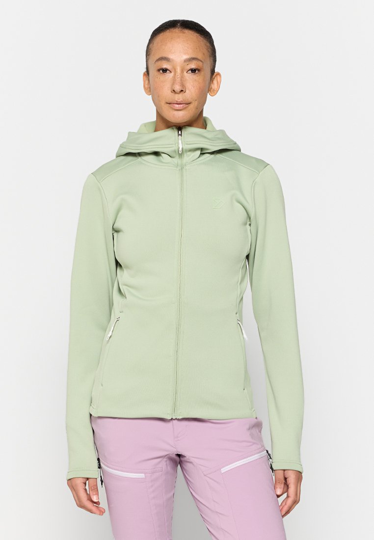 Didriksons Sweater met rits groen Didriksons Sweater met rits groen