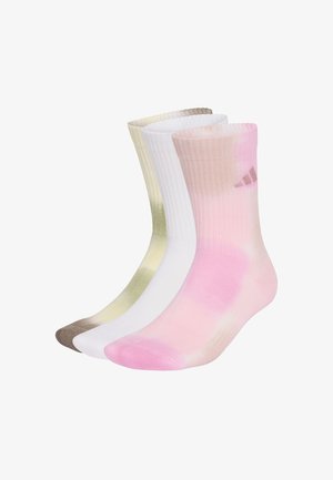 adidas Performance, TIE DYE SOCK 3 PACK UNISEX - Chaussettes de sport - multicolor white dual indigo