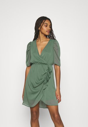VMJEAN WRAP DRESS - Cocktail dress / Party dress - laurel wreath