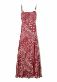 PRINTED  - Velika haljina - dark red