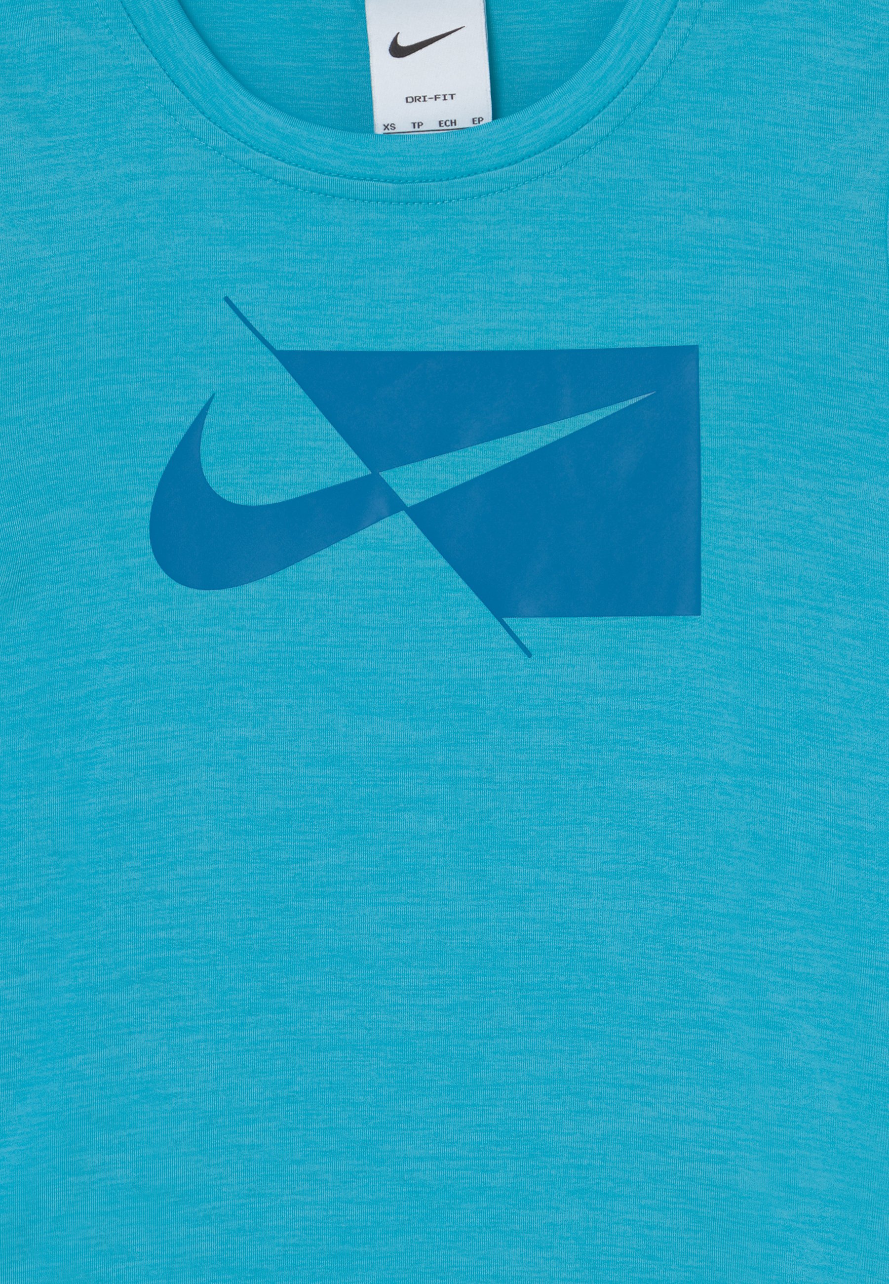 Nike Performance T-shirt imprimé - chlorine blue/imperial blue/bleu -  ZALANDO.FR