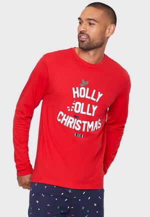 HOLLY JOLLY  - Haut de pyjama - red