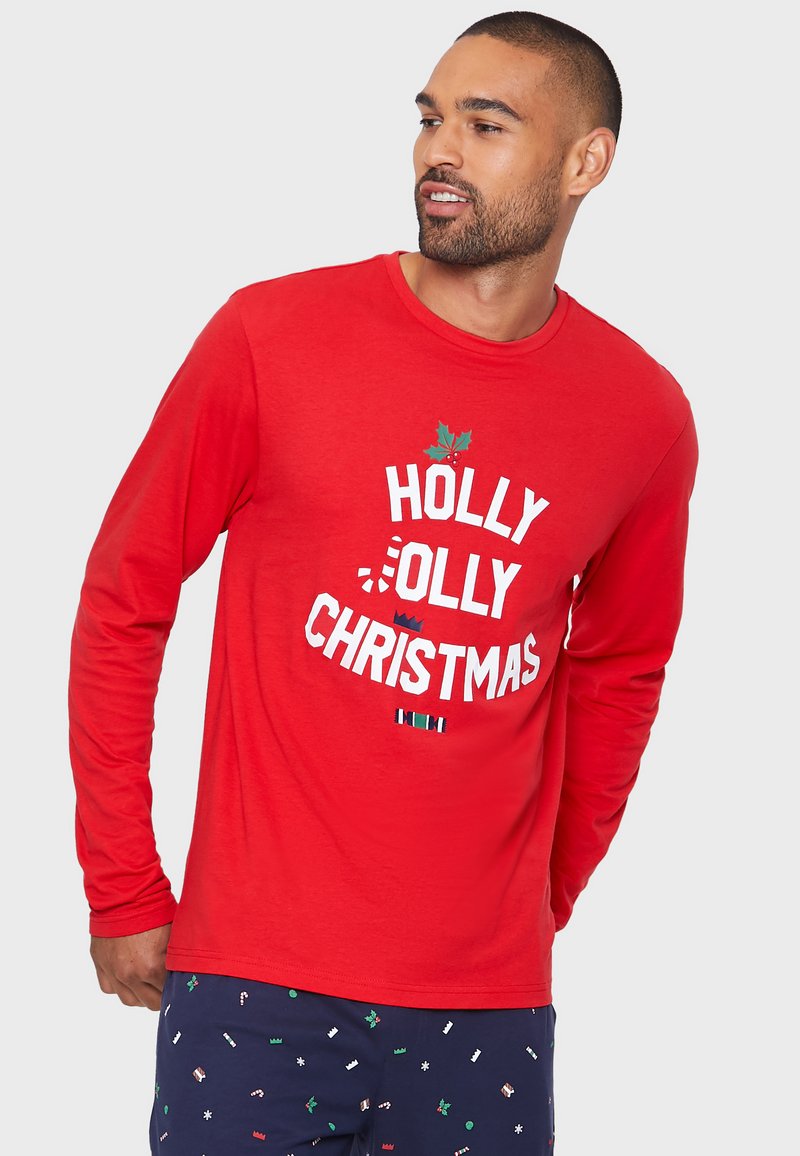 Threadbare HOLLY JOLLY  - Pyjamapaita - red