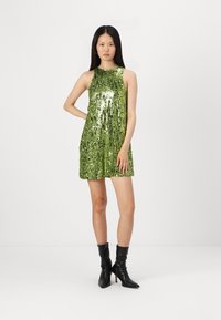 JJXX JXTARA SEQUIN DRESS - Koktel haljina / svečana haljina - parrot green