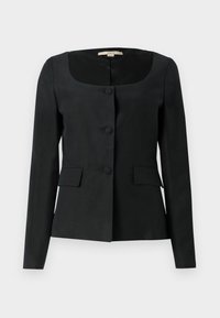 OPEN NECK FITTED - Blazer - black