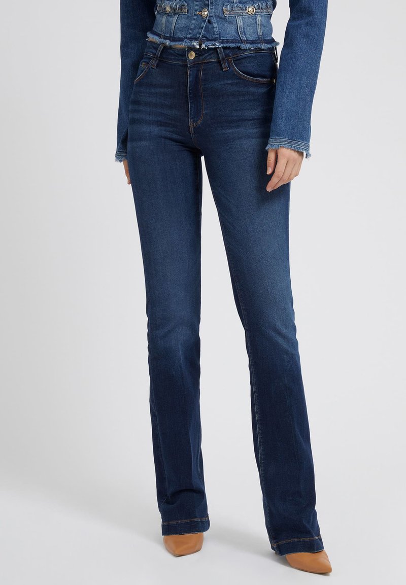 Guess Bootcut jeans carrie dark/blueblack denim Zalando.de