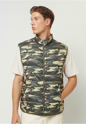 SMALL LOGO CAMO LIGHT PUFFER  - Liemenė - camouflage