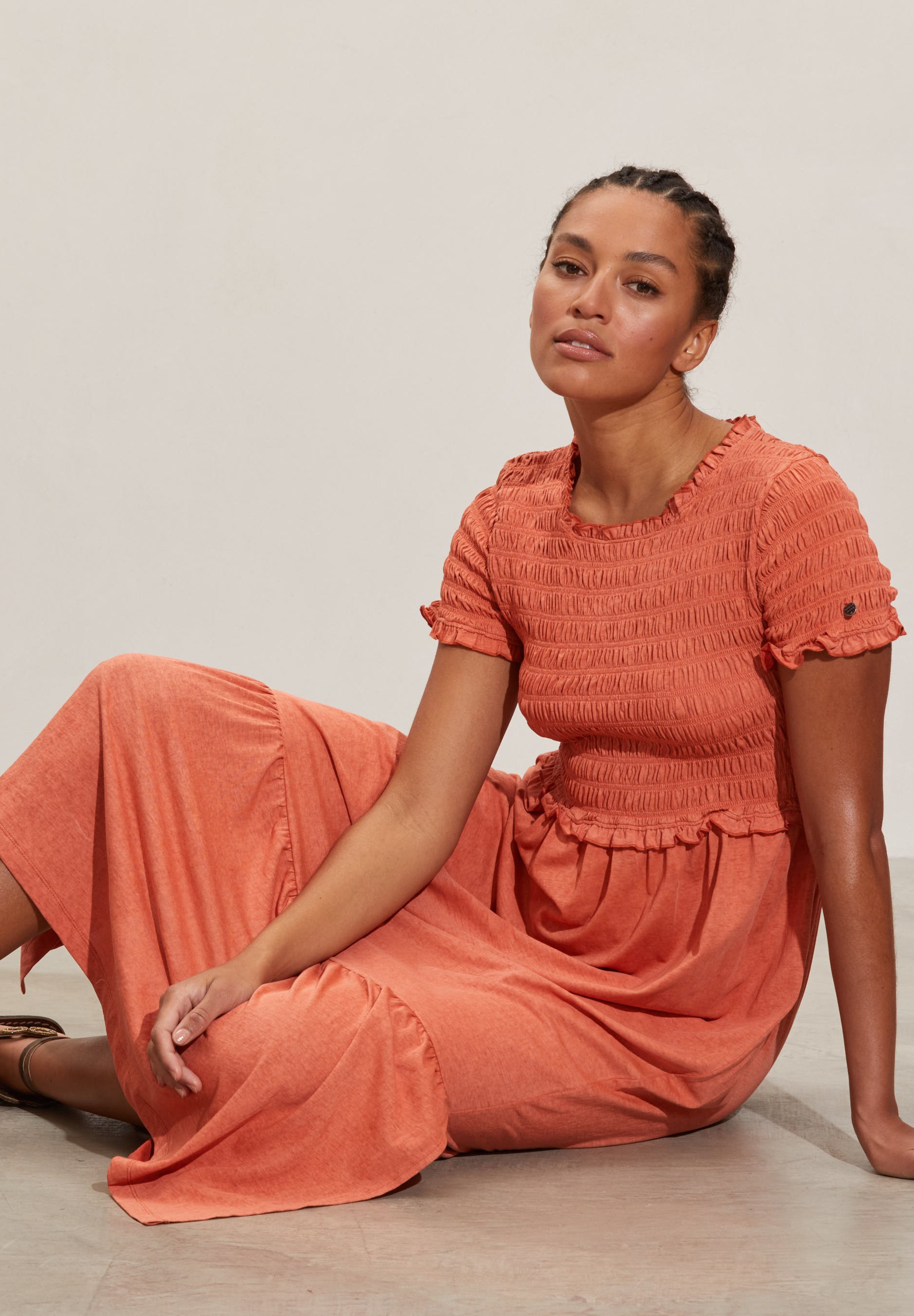 Odd Molly Maxi dress - sienna/orange 