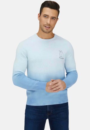 POLAR GRADIENT - Strickpullover - sky blue