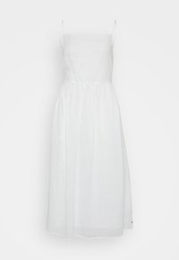 MIDI SLIP DRESS - Day dress - optic white