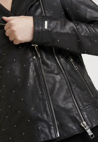 Maze PIN - Lederjacke - black