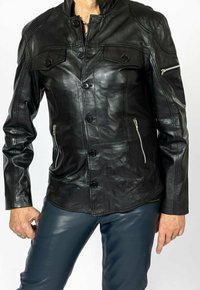 Be Noble CAPTAIN - Lederjacke - schwarz