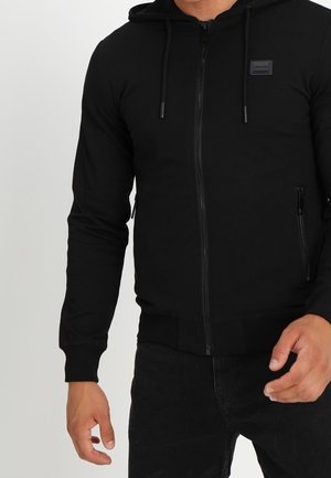 Sweater met rits - black