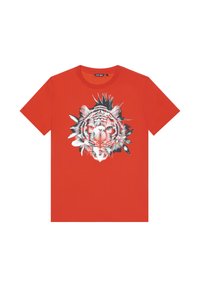 Antony Morato SLIM FIT WITH PHOTOGRAPHIC  - Camiseta estampada - poppy red
