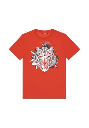Antony Morato SLIM FIT WITH PHOTOGRAPHIC  - Camiseta estampada - poppy red