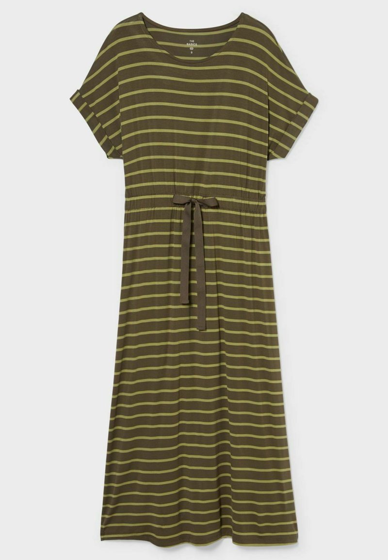 C A Jerseykleid Green Grun Zalando De 